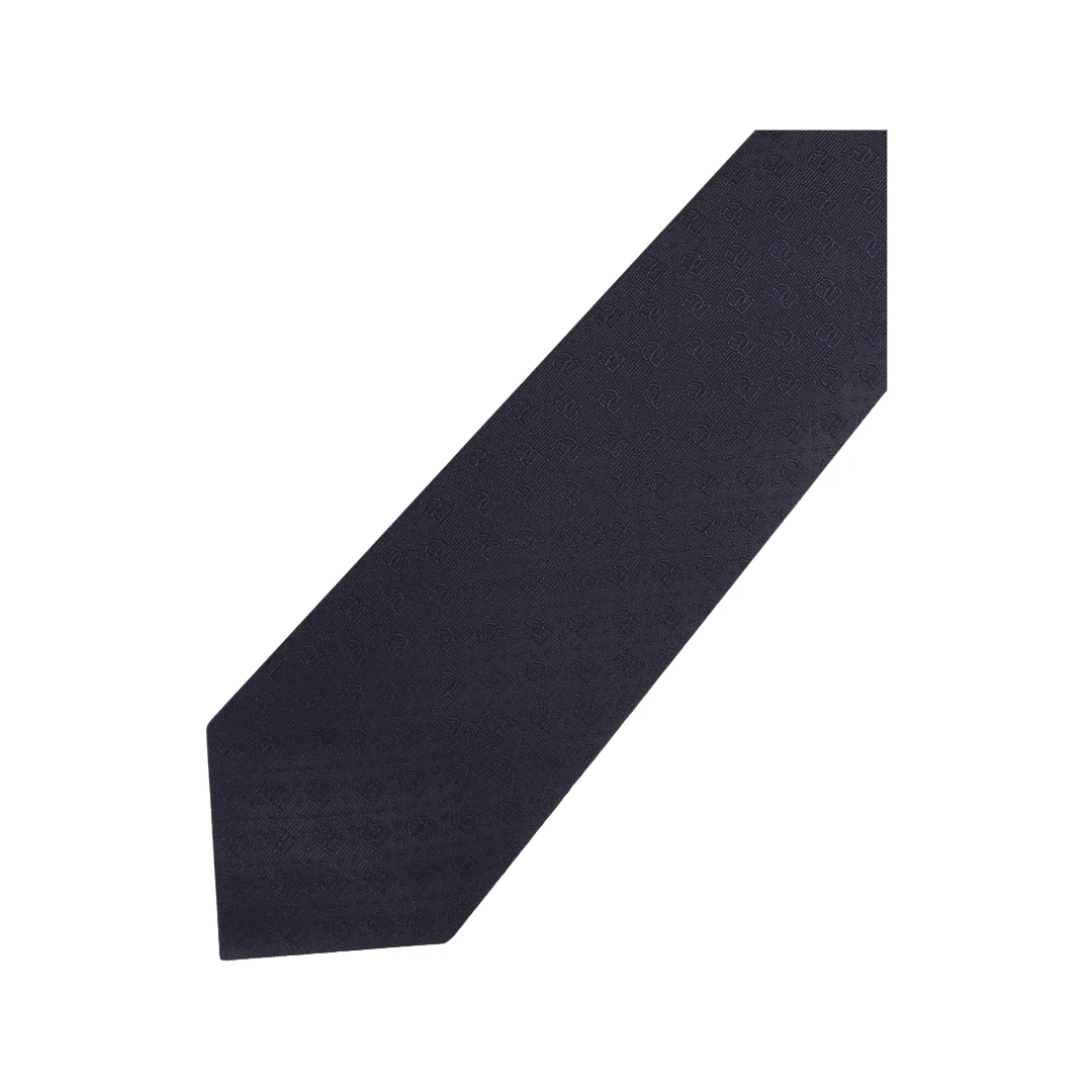 8-CM SILK JACQUARD BLADE TIE WITH DG LOGO - Image 2