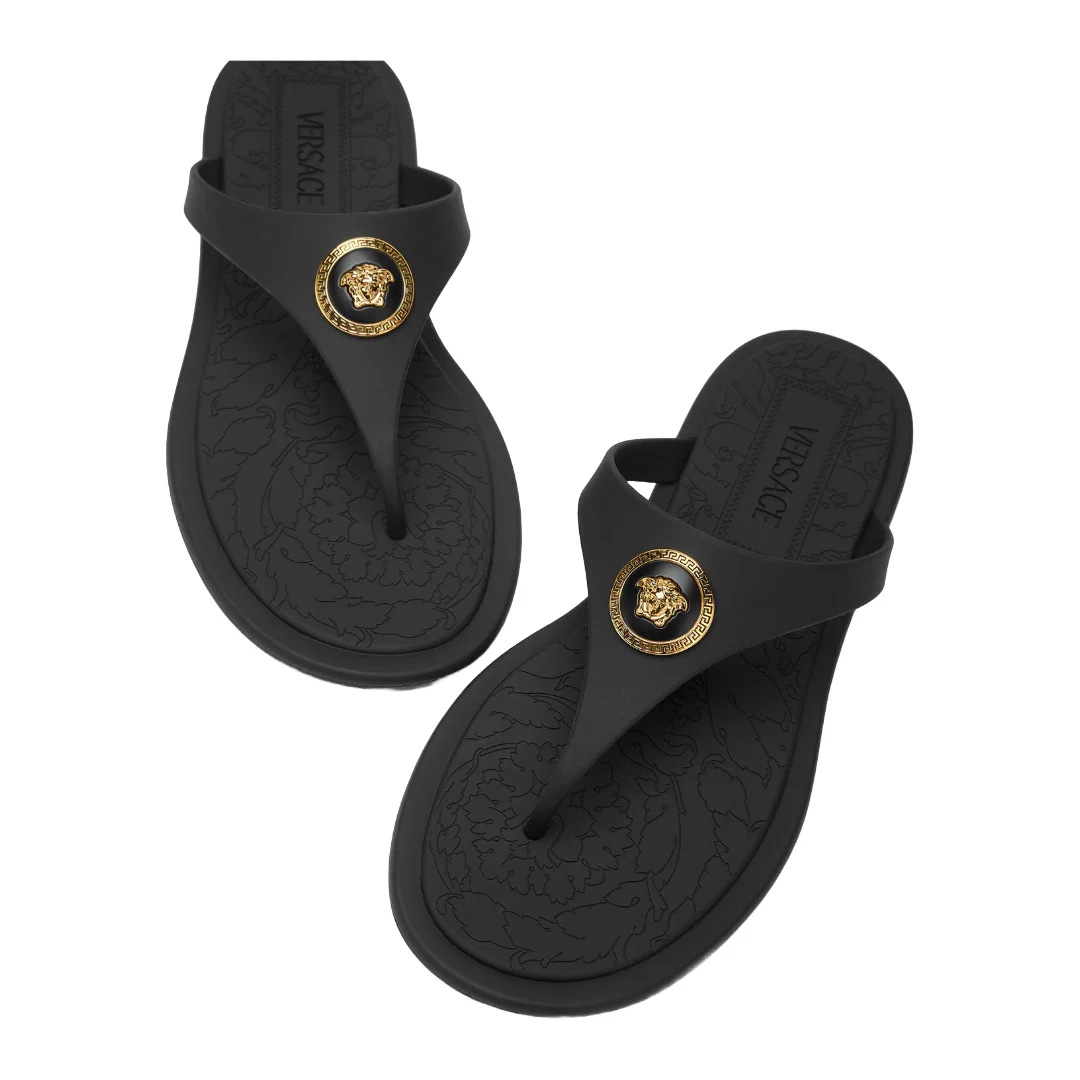 ALIA FLAT RUBBER SANDALS - Image 4