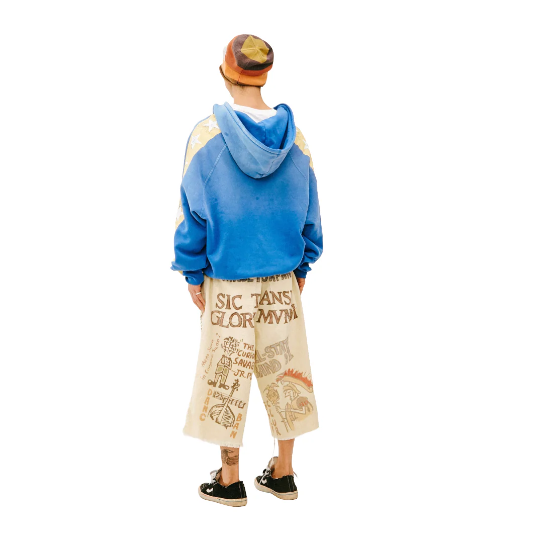 ALL STAR FIELD DAY ZIP-UP HOODIE BLUE/YELLOW - Image 3