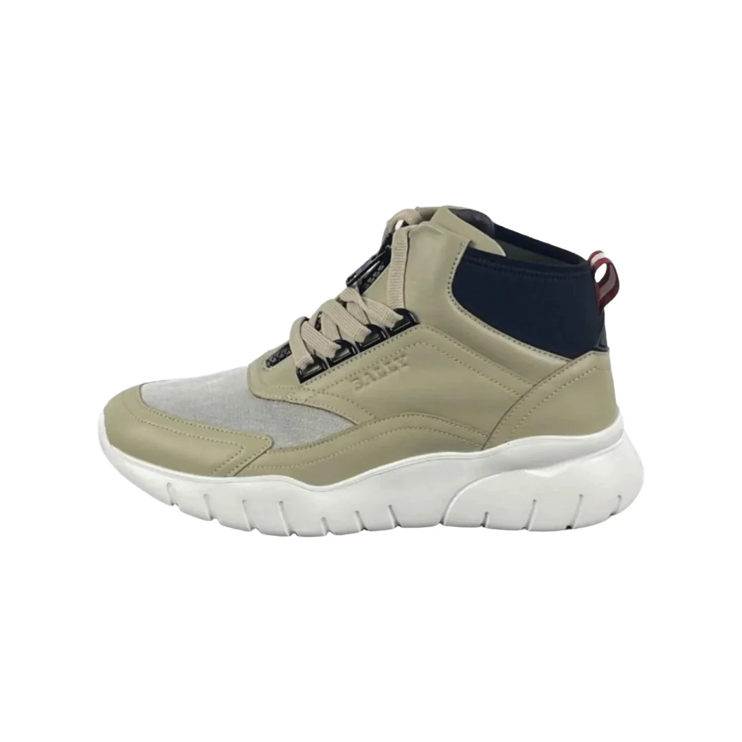 BALLY MENS BIKY CAILLOU LEATHER SNEAKERS