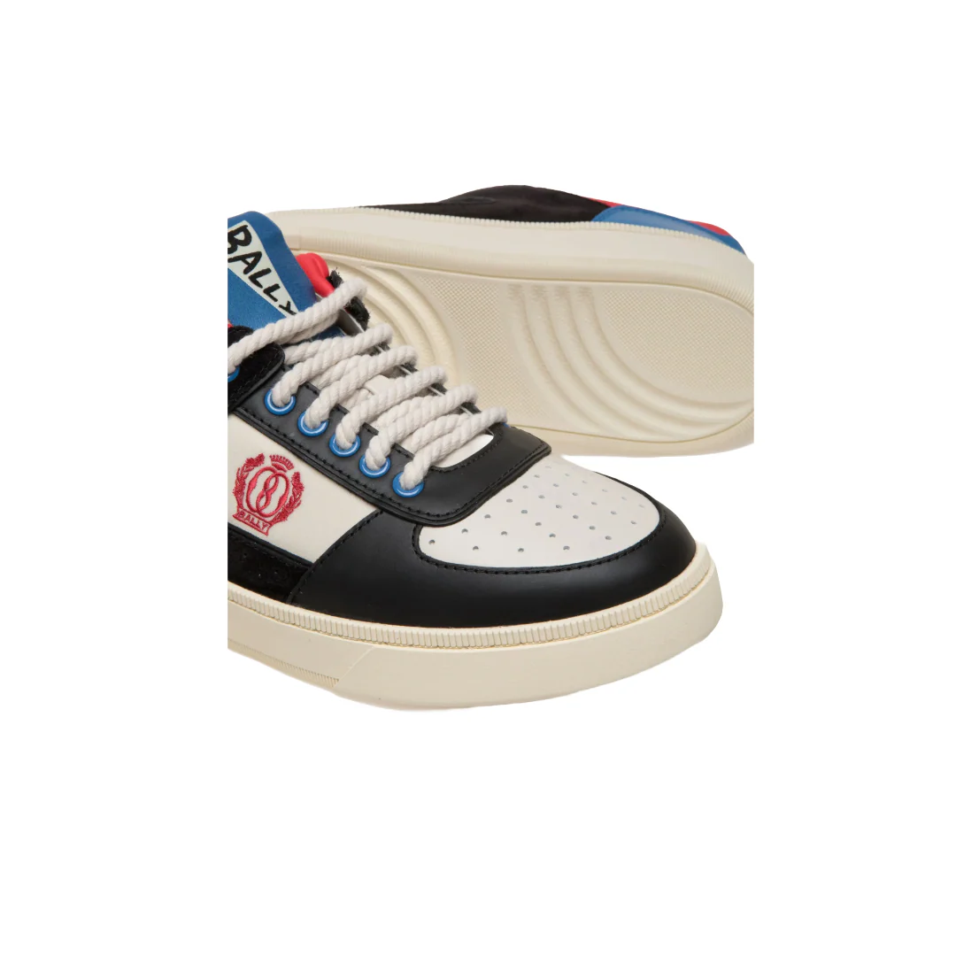 BALLY RAISE SNEAKERS IN MULTICOLOR LEATHER - Image 3