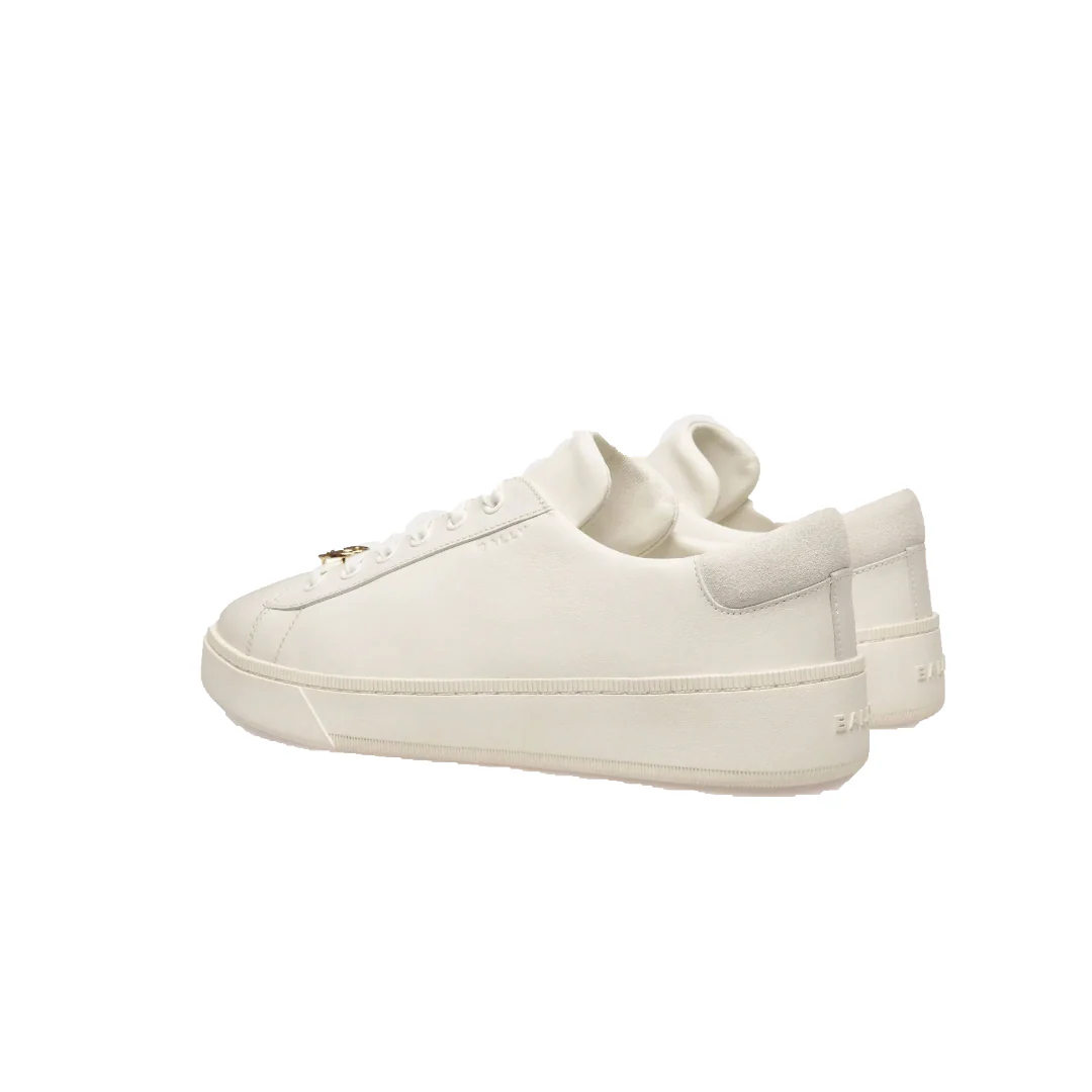 BALLY RYVER RAISE SNEAKERS IN WHITE LEATHER - Image 2