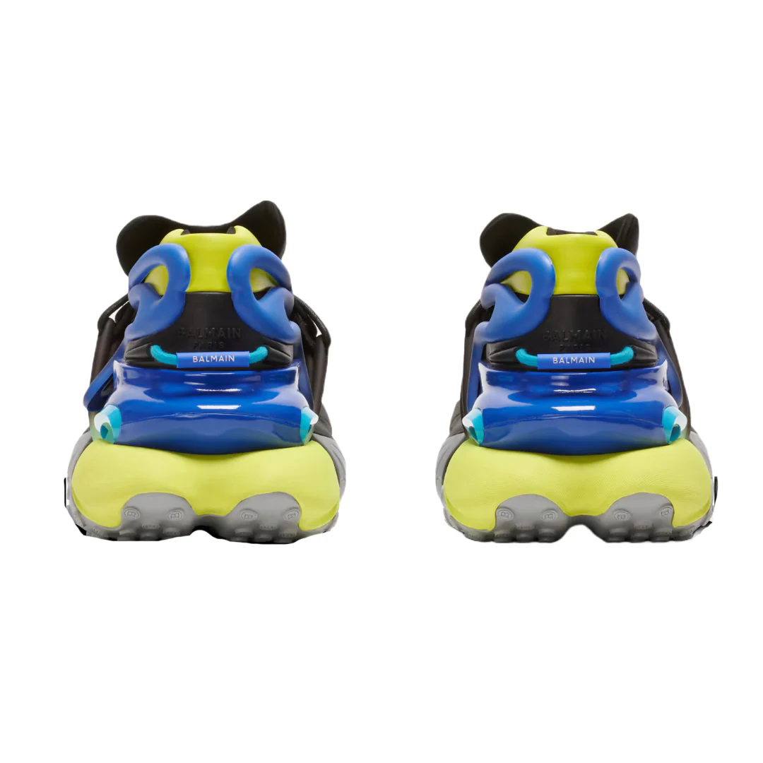 BALMAIN UNICORN TRAINERS IN NEOPRENE AND LEATHER - Image 2
