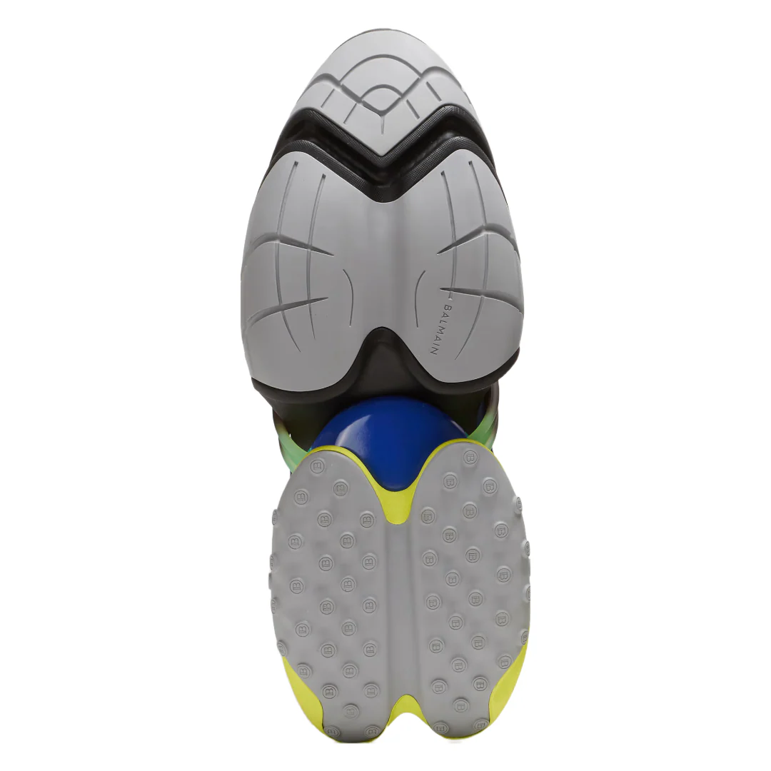 BALMAIN UNICORN TRAINERS IN NEOPRENE AND LEATHER - Image 3