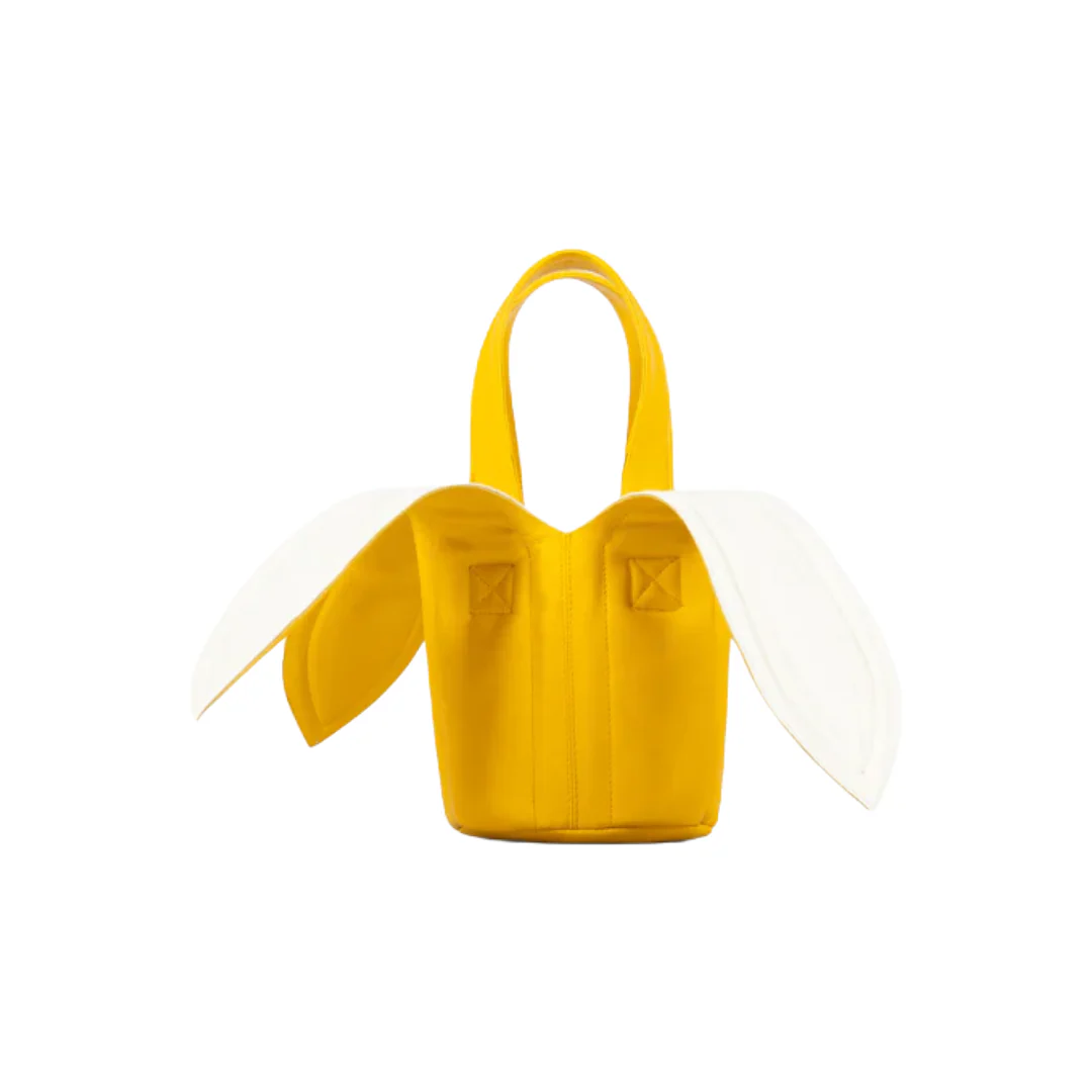 BANANA BUCKET BAG IN YELLOW ECRU - Image 2