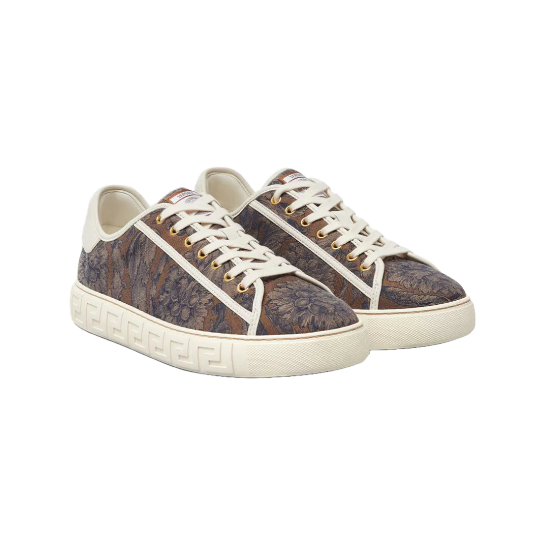 BAROCCO GRECA SNEAKERS BROWN/BLACK - Image 2