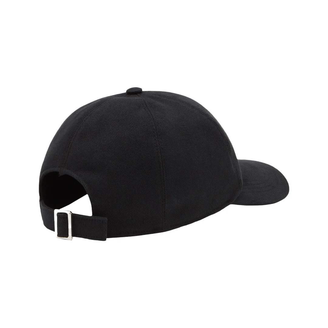 BASEBALL CAP WITH LOGO BLACK/WHITE - Image 3