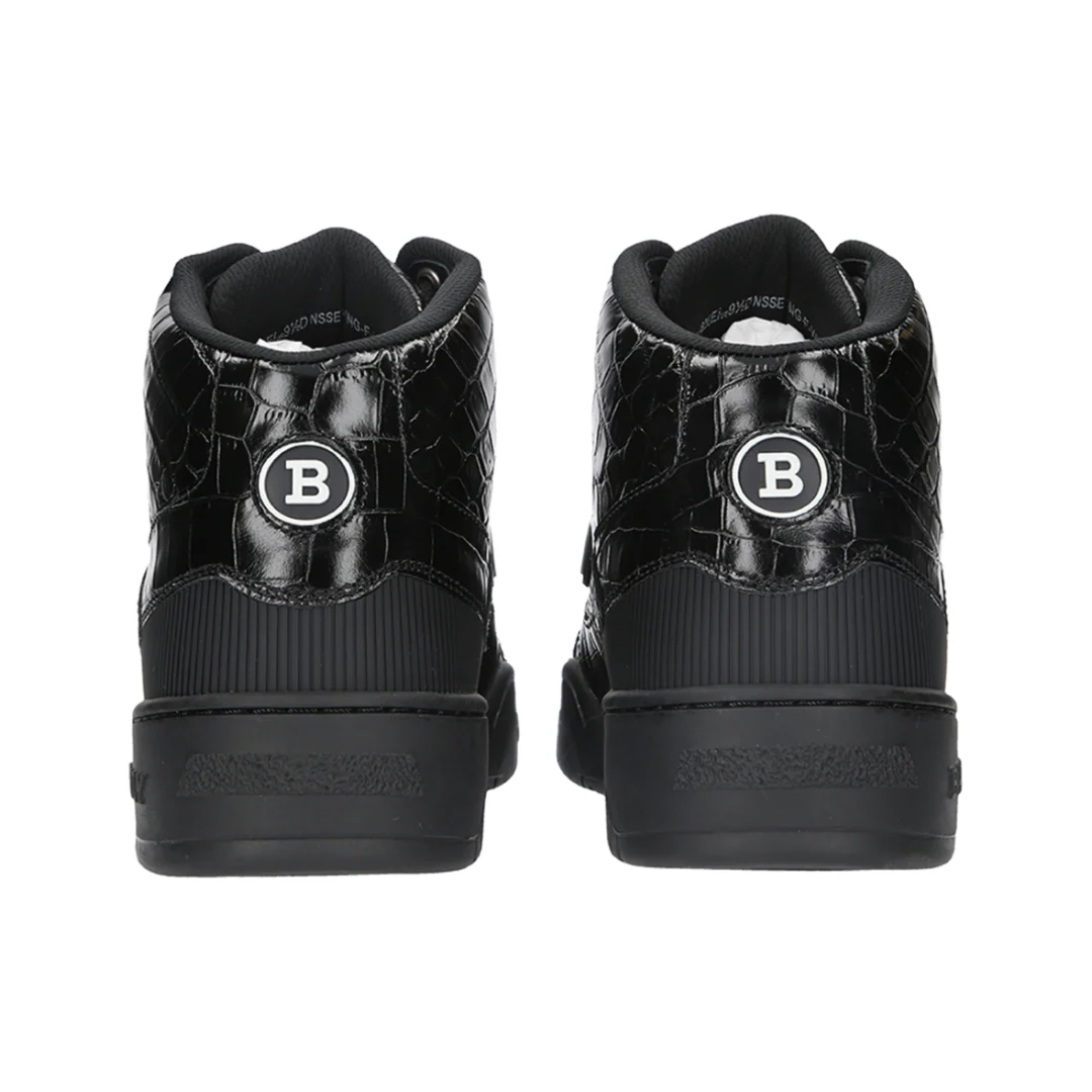 BLACK CALF PRINTED KING-F-WS/00 SNEAKERS - Image 2