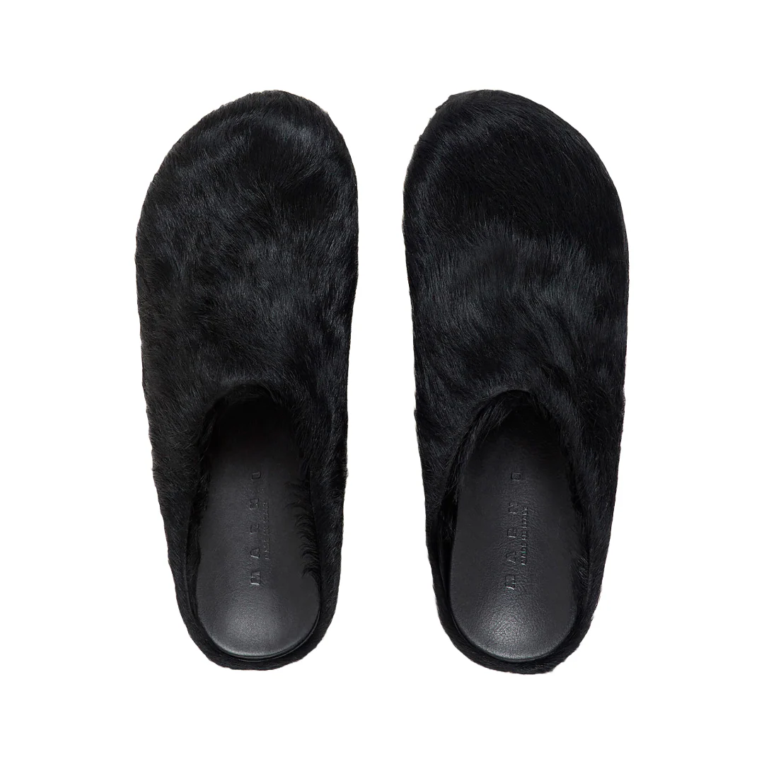 BLACK LONG HAIR FUSSBETT SABOT - Image 4