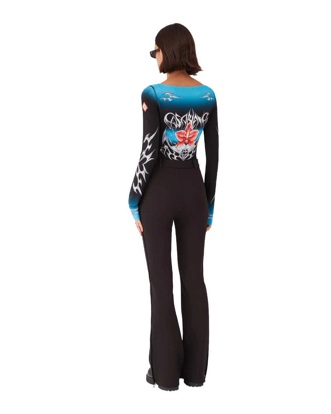 BLADES SLINKY JERSEY LONG SLEVE TOP - Image 2