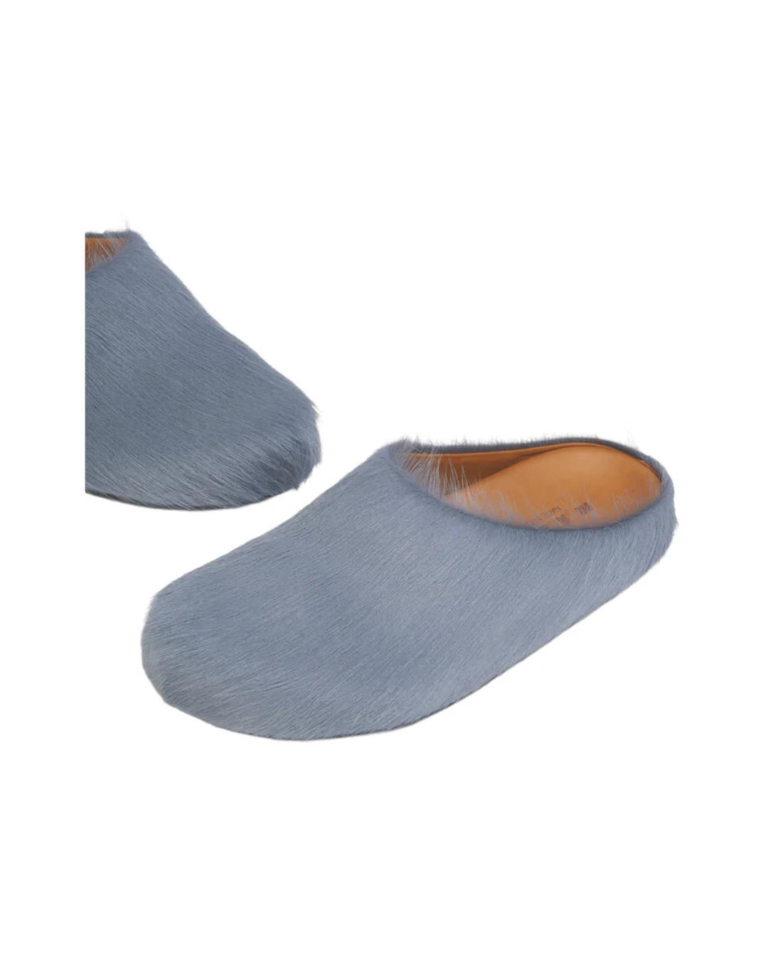 BLUE LOGO HAIR CALFSKIN FUSSBETT SABOT - Image 5