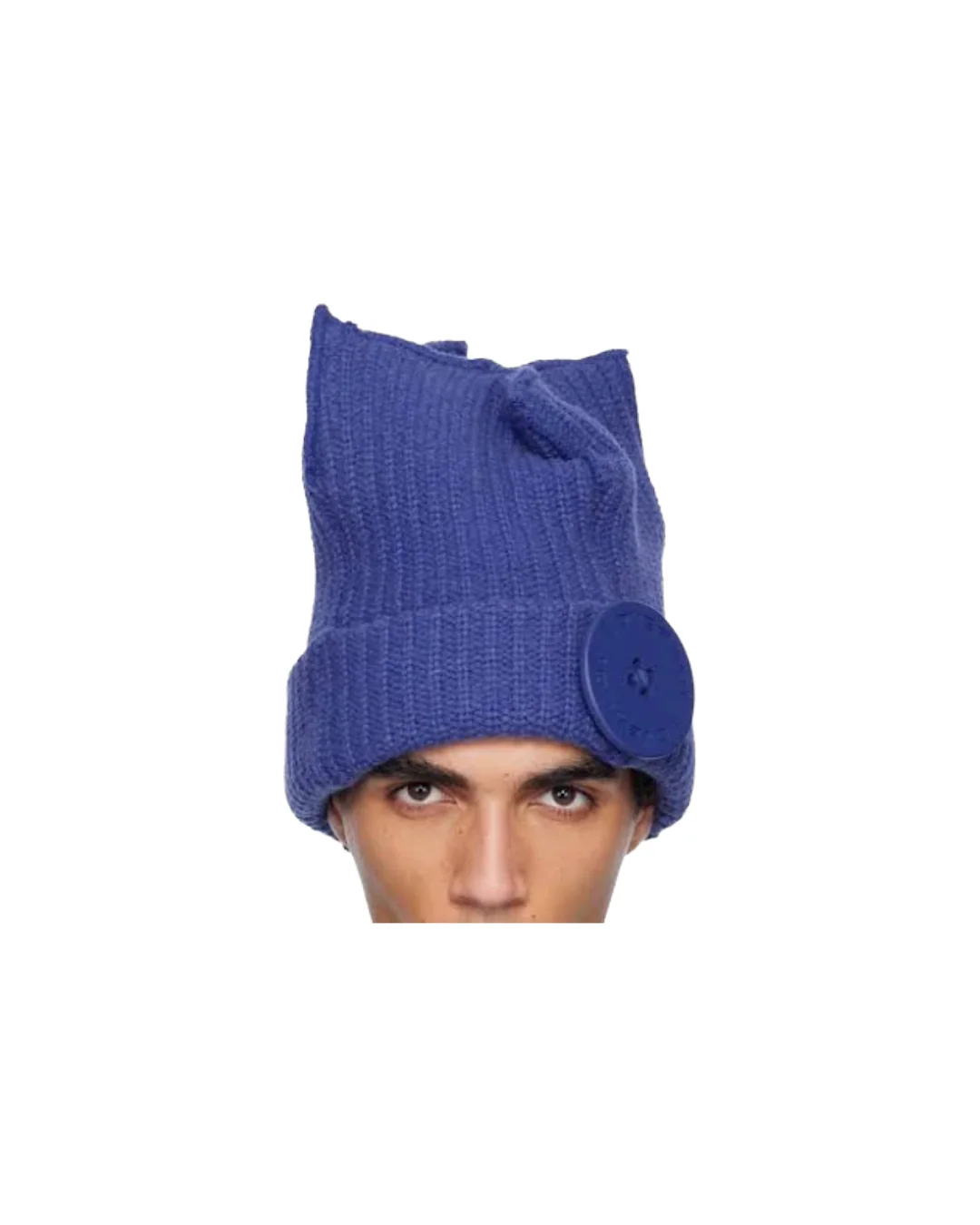 BOX BEANIE IN BLUE - Image 2