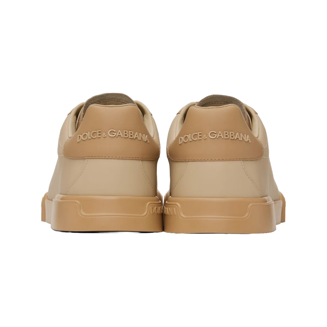 BROWN CALFSKIN NAPPA PORTOFINO SNEAKERS - Image 2
