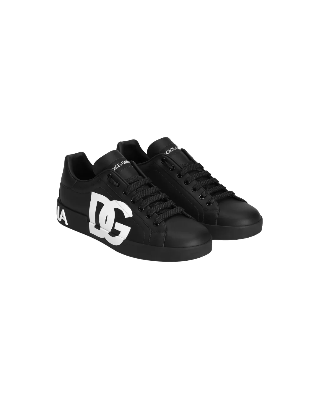 CALFSKIN NAPPA PORTOFINO SNEAKERS WITH DG LOGO PRINT - Image 2
