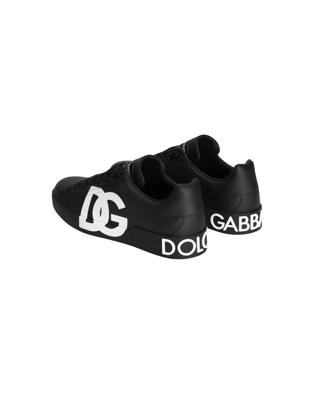 CALFSKIN NAPPA PORTOFINO SNEAKERS WITH DG LOGO PRINT - Image 3
