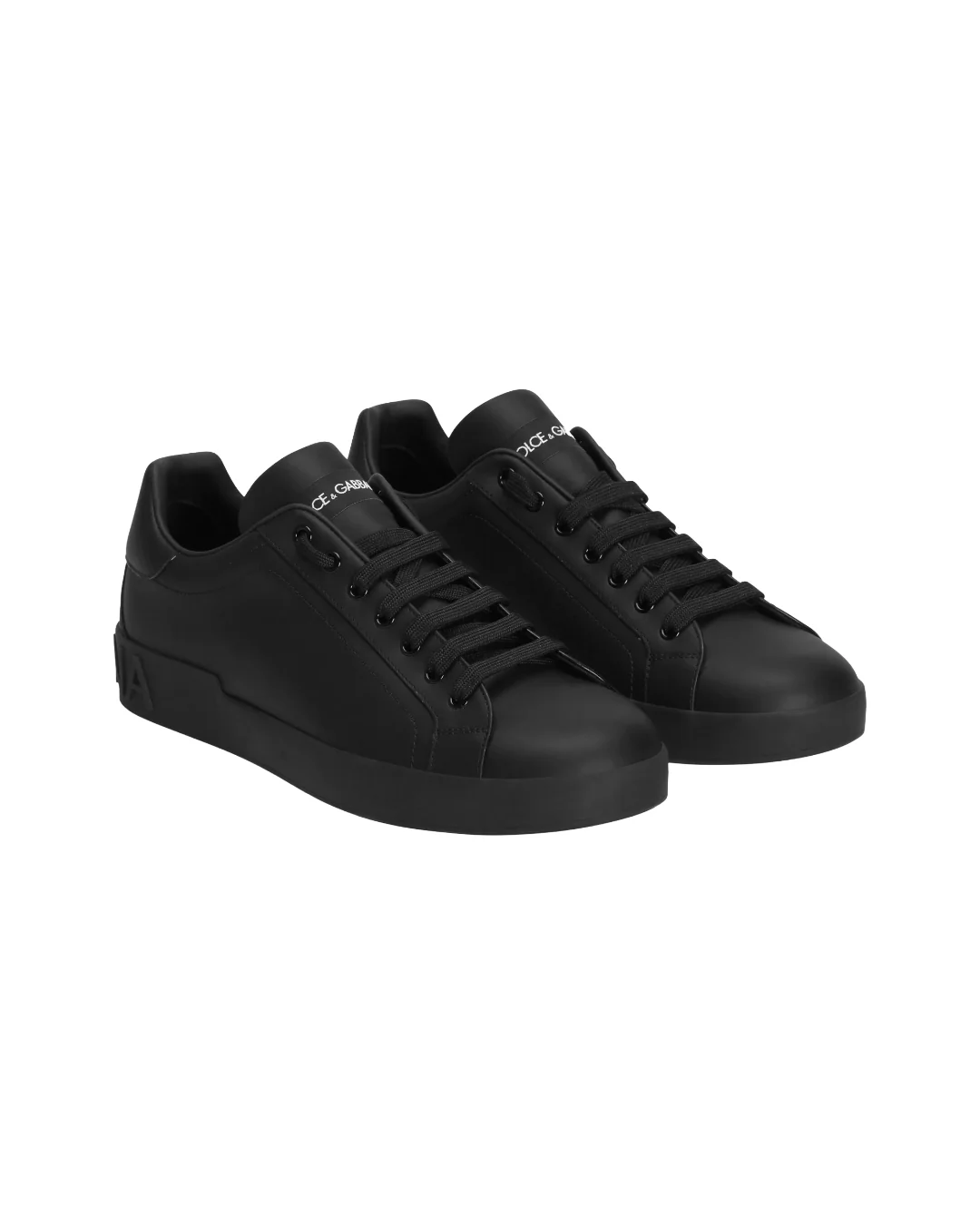 CALFSKIN PORTOFINO SNEAKER BLACK - Image 2