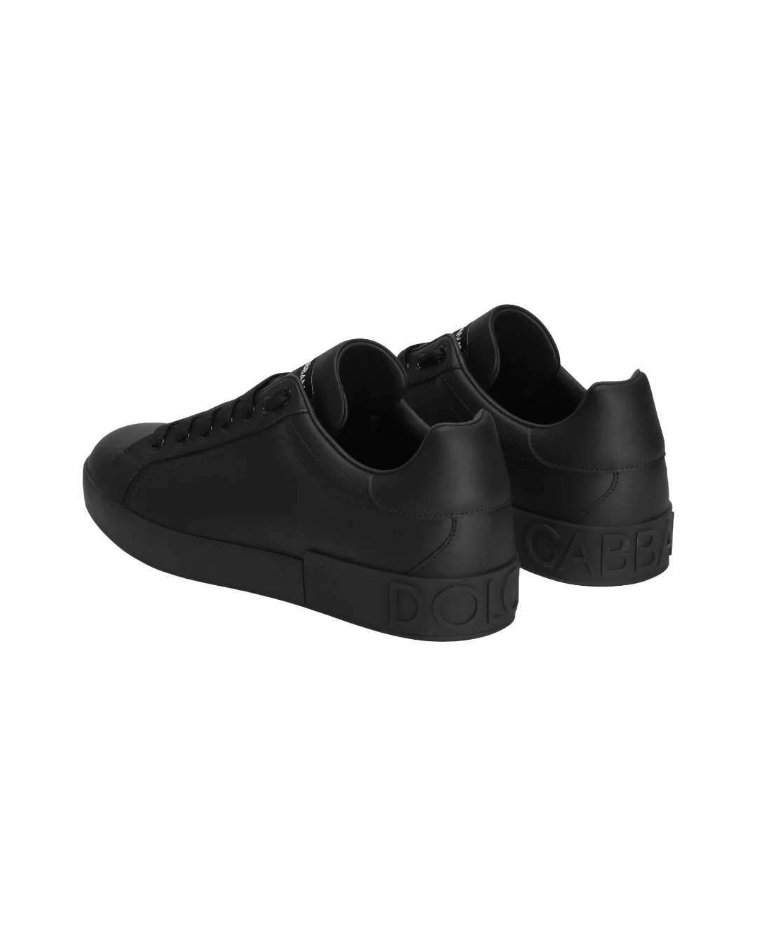 CALFSKIN PORTOFINO SNEAKER BLACK - Image 3