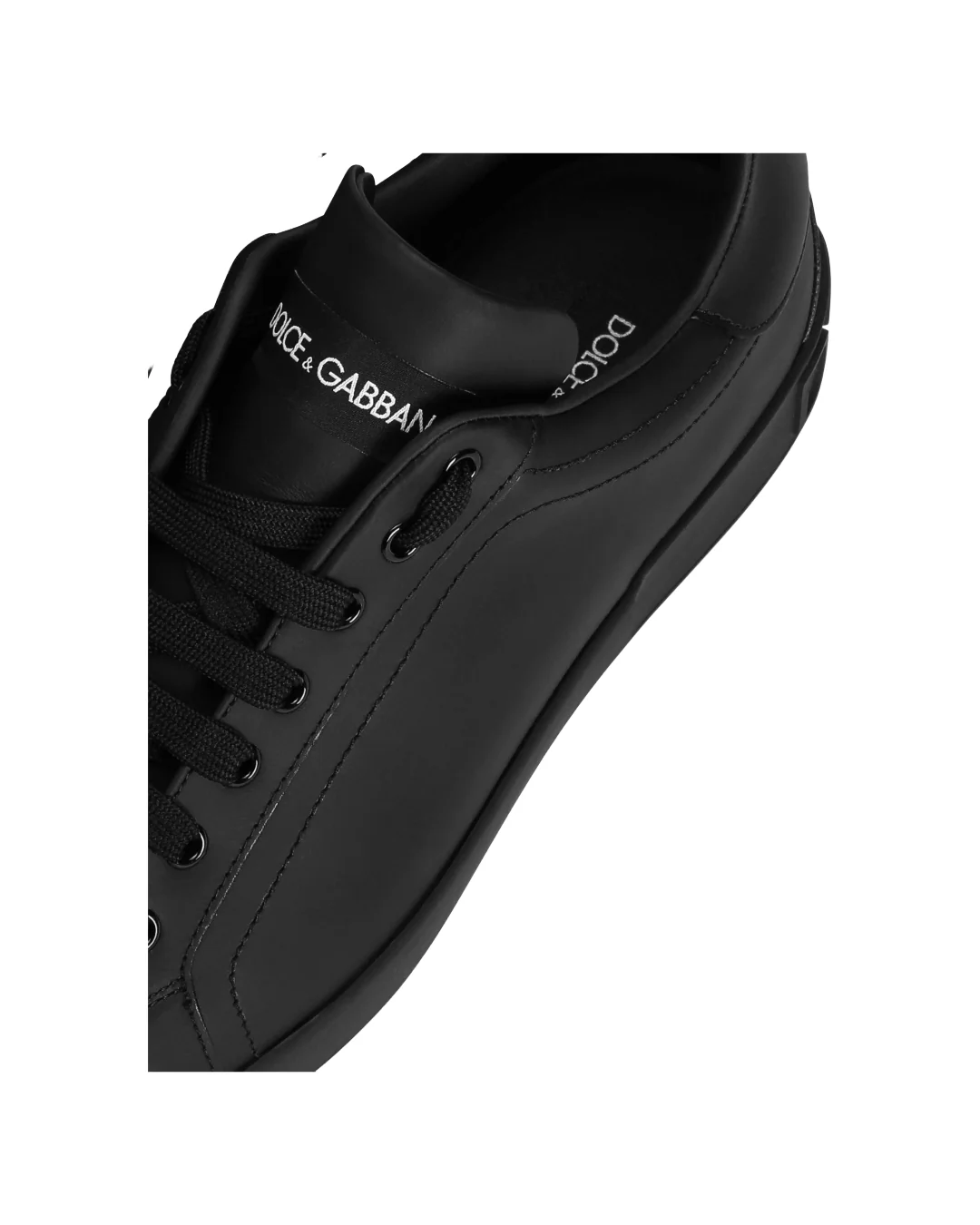 CALFSKIN PORTOFINO SNEAKER BLACK - Image 4