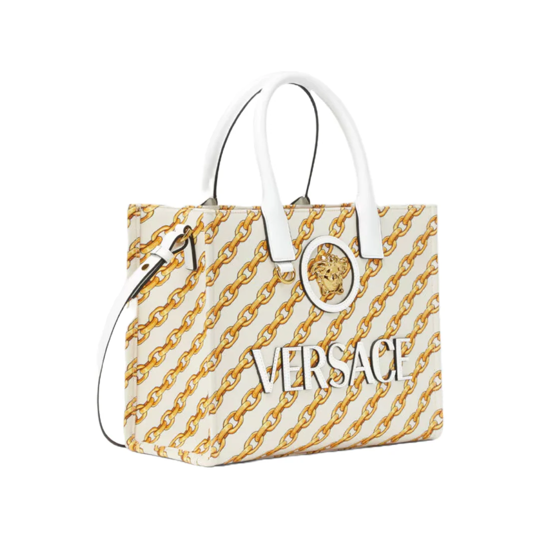 CHAIN STRIPES LA MEDUSA SMALL TOTE - Image 2