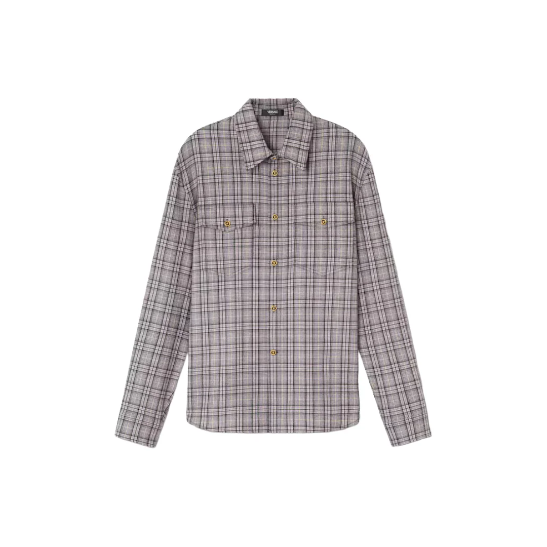 CHECKED WOOL FLANNEL SHIRT