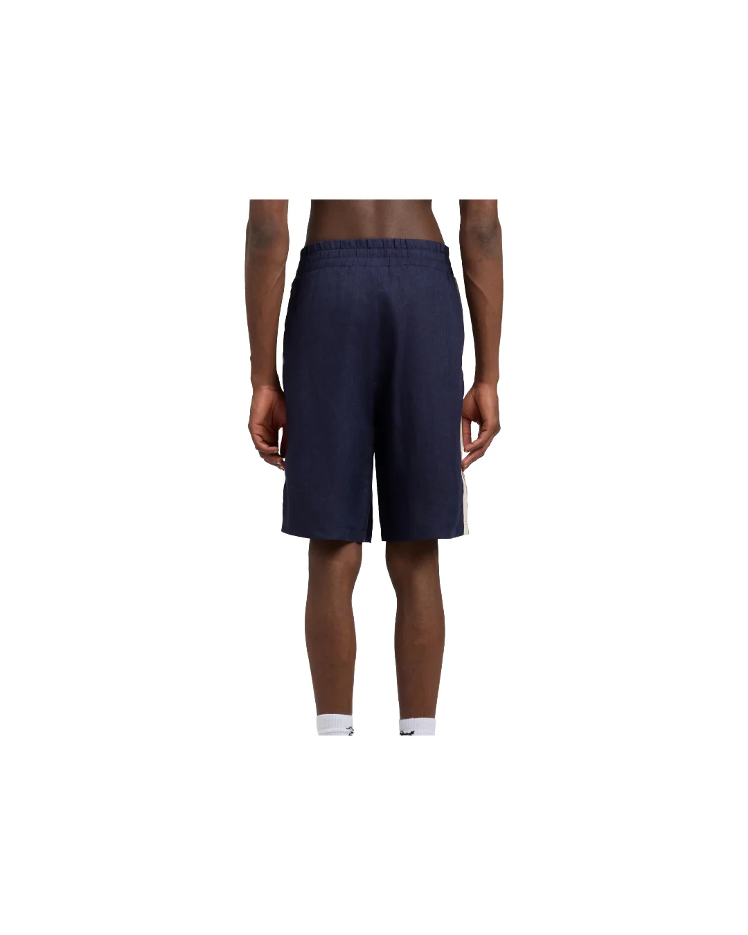 CLASSIC LOGO LINEN TRACK SHORT - Image 3
