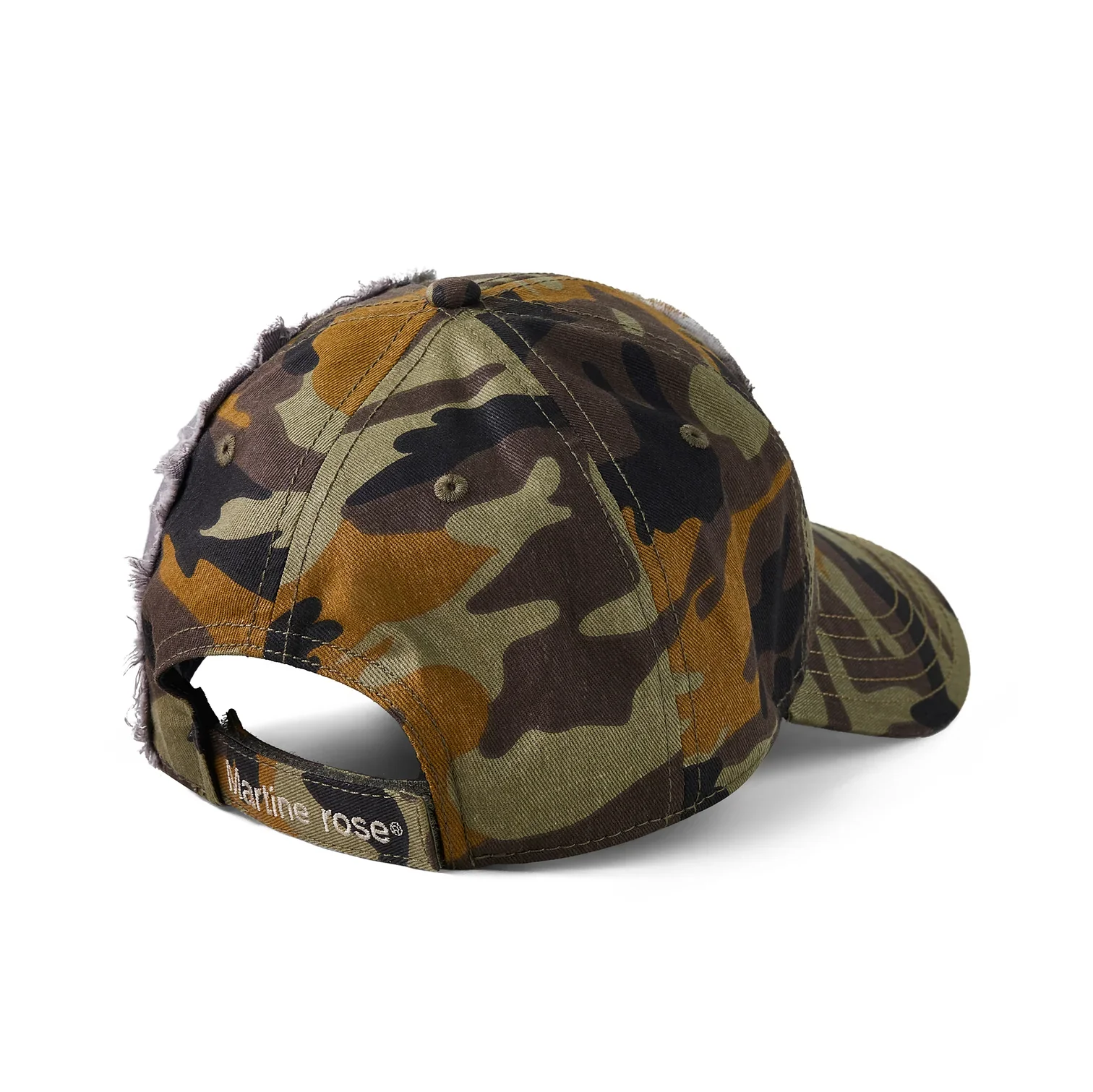 COLLAGE CAP IN GREEN CAMO - Image 2