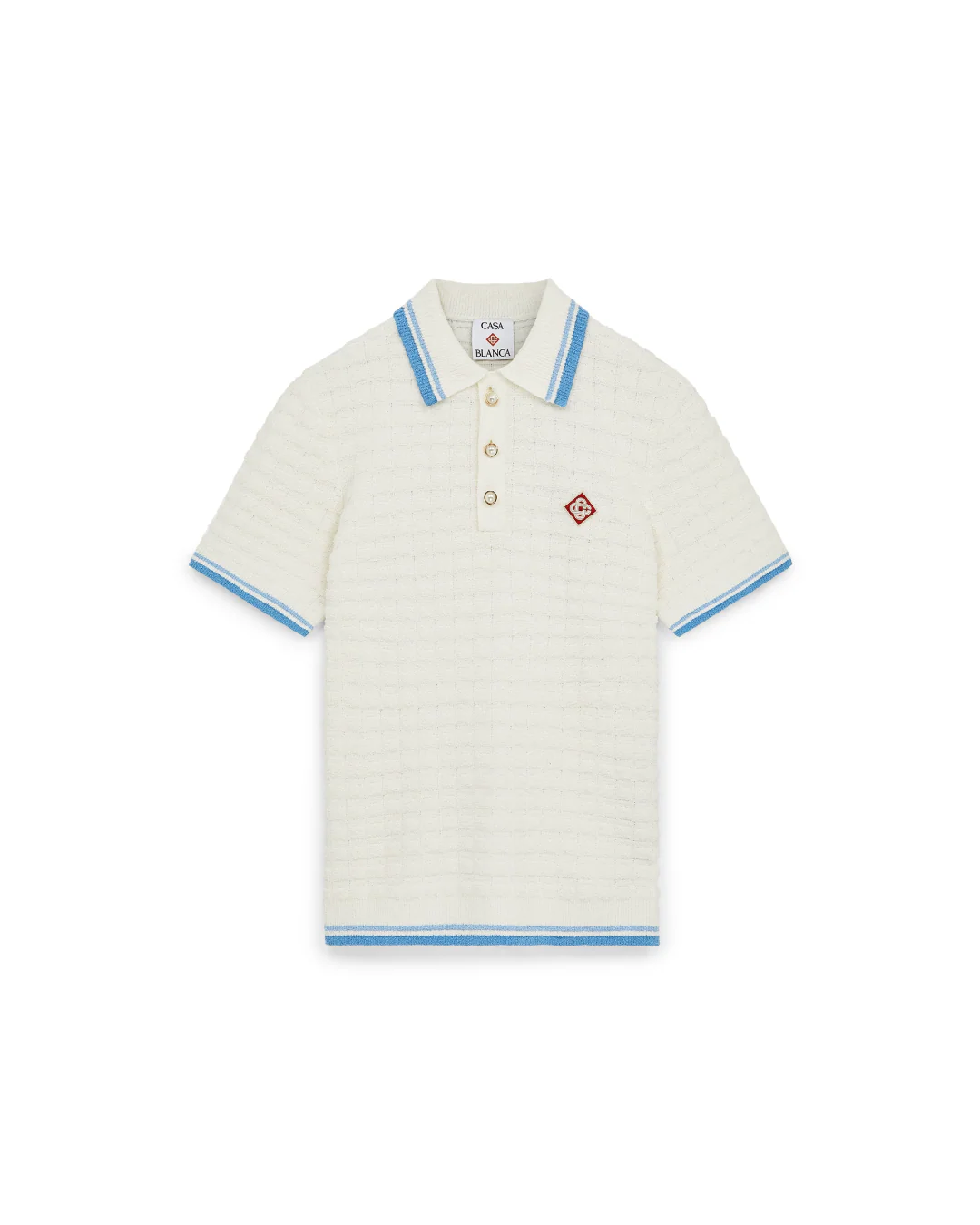 COTTON COUCLE POLO SHIRT