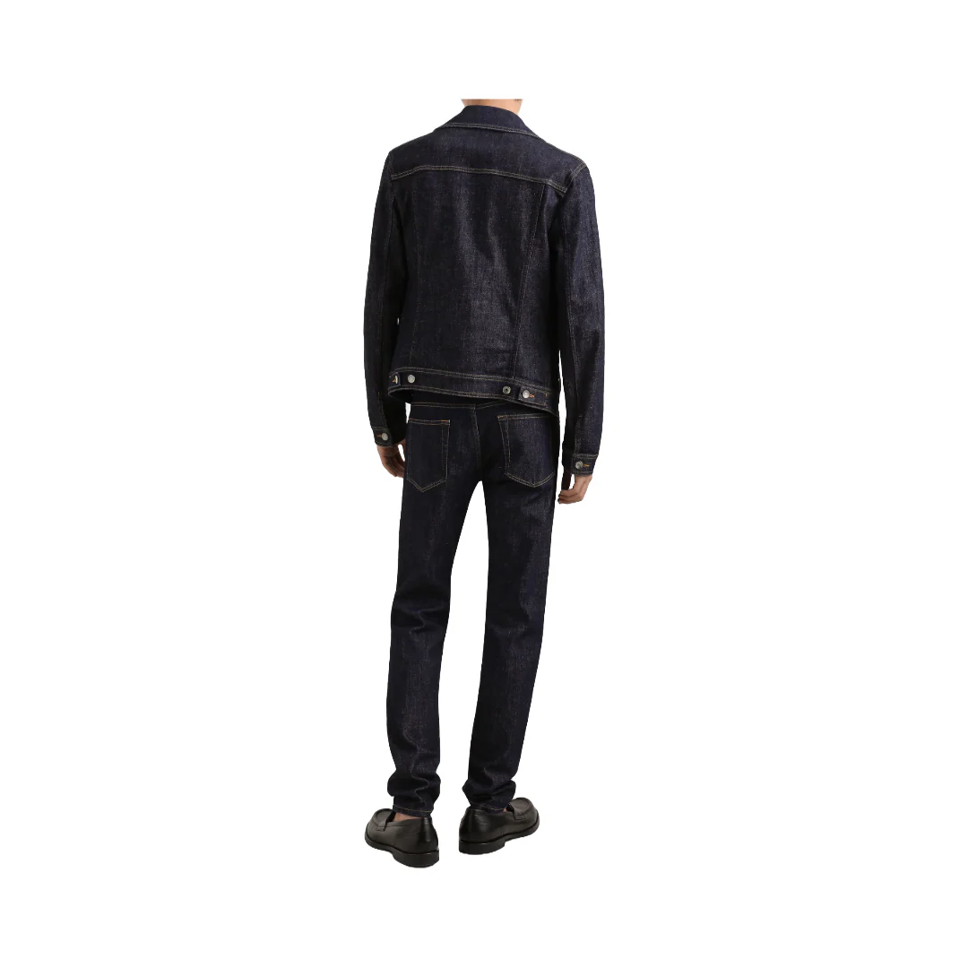 COTTON DENIM JACKET WITH PATCH - Image 3