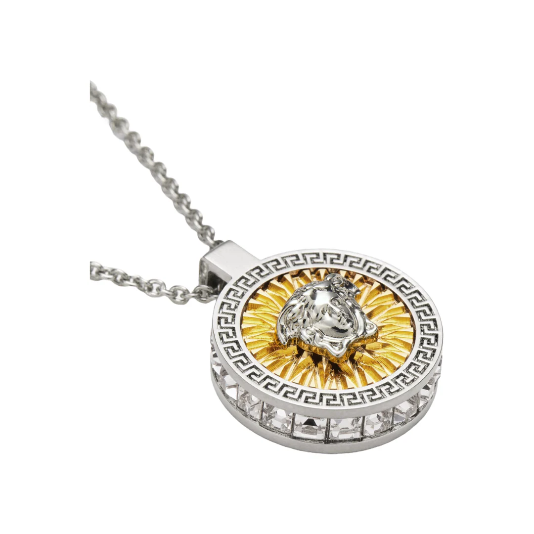 CRYSTAL ICON NECKLACE GOLD - Image 2