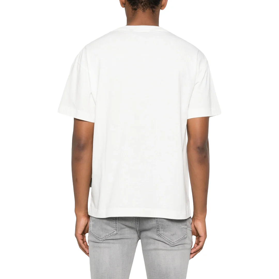CURVED LOGO T-SHIRT OFF WHITE - Image 3