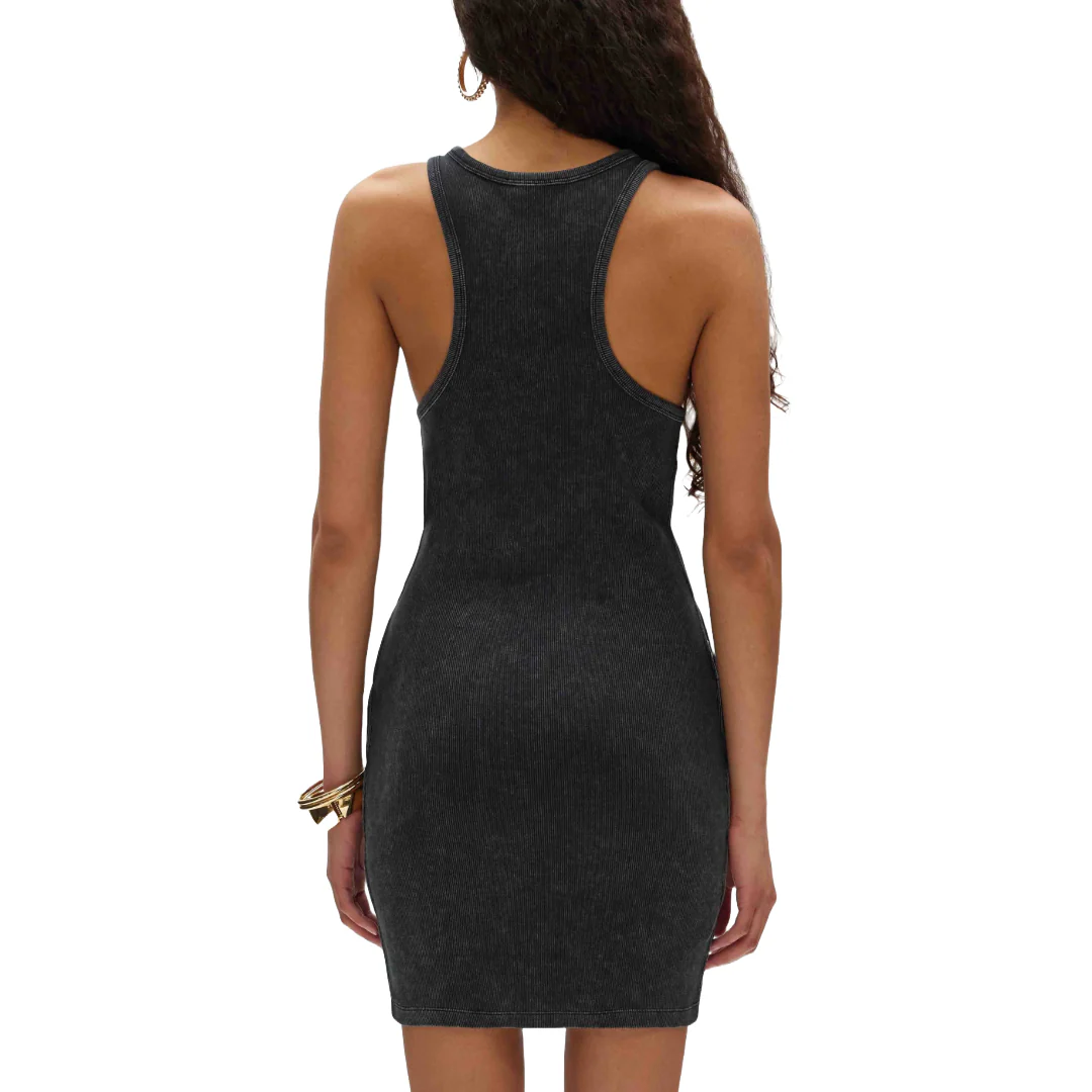 CUT OUT DRESS GRAY - Image 4