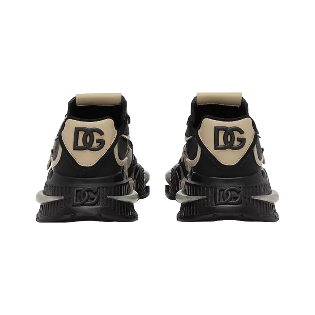 DOLCE & GABBANA AIR MASTER SNEAKER BEIGE/BLACK - Image 5