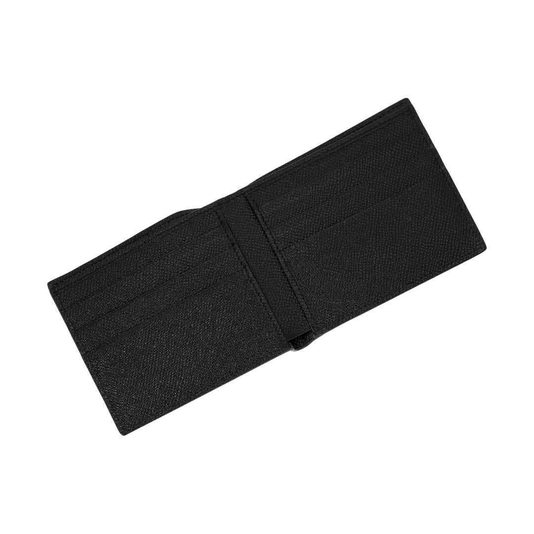 DOLCE & GABBANA BIFOLD WALLET WITH DG LOGO ALL OVER BLACK/WHITE - Image 3