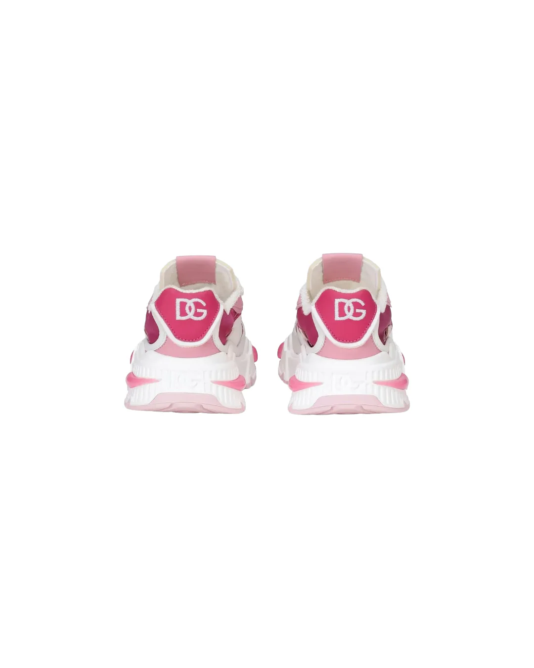 DOLCE & GABBANA KID'S AIRMASTER SNEAKER PINK/WHITE - Image 3
