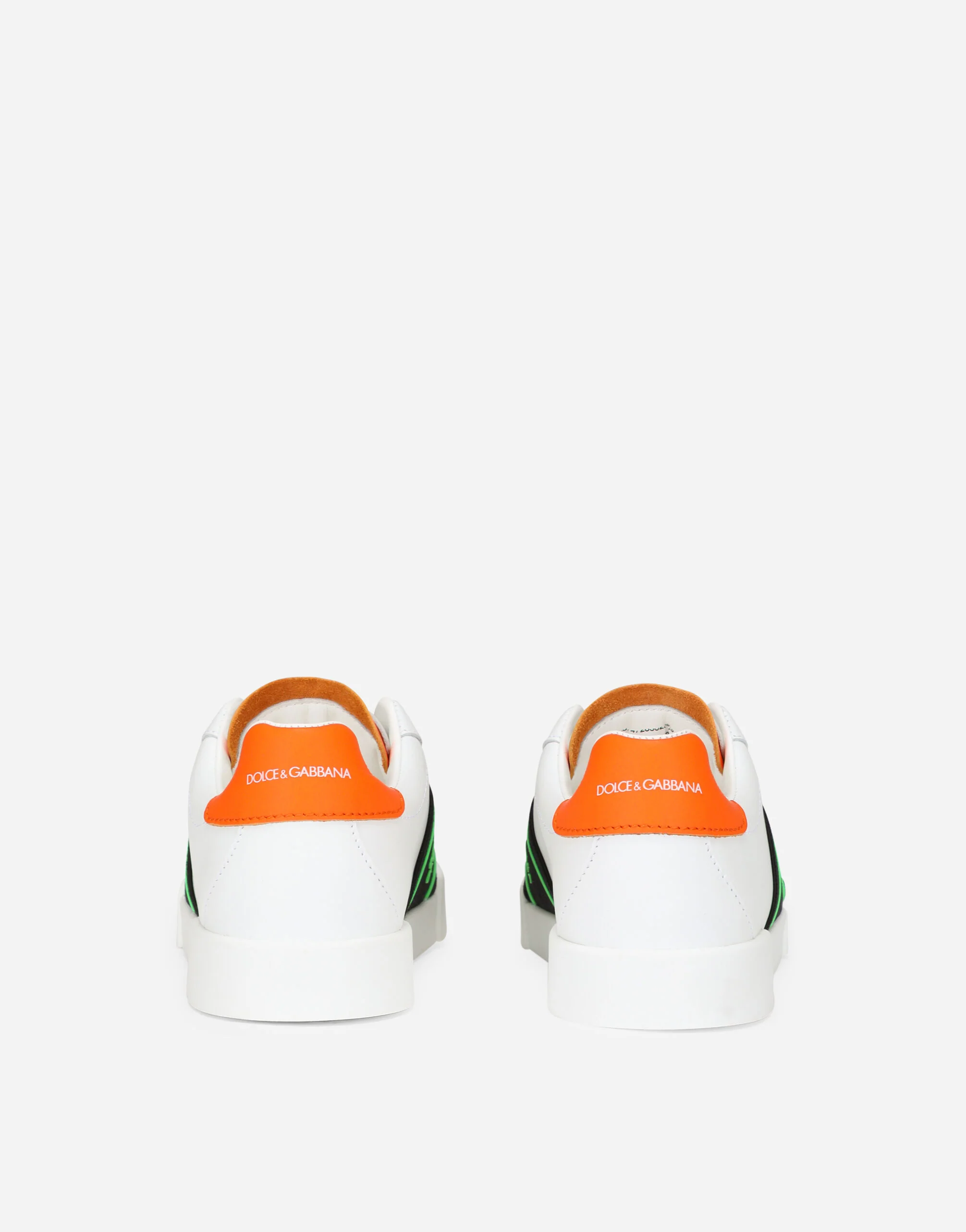 DOLCE & GABBANA KIDS PORTOFINO SLIP ON SNEAKER( WT-OR-BK) - Image 3