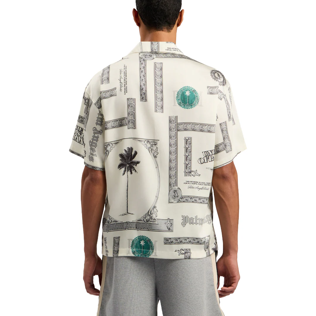 DOLLAR PRINT SHORT SLEEVE SHIRT - Image 3