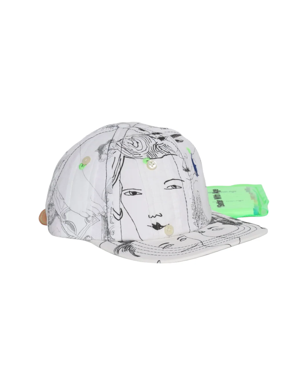 DOODLE RECONSTRUCTED BUTTON DOWN HAT ASSORTED