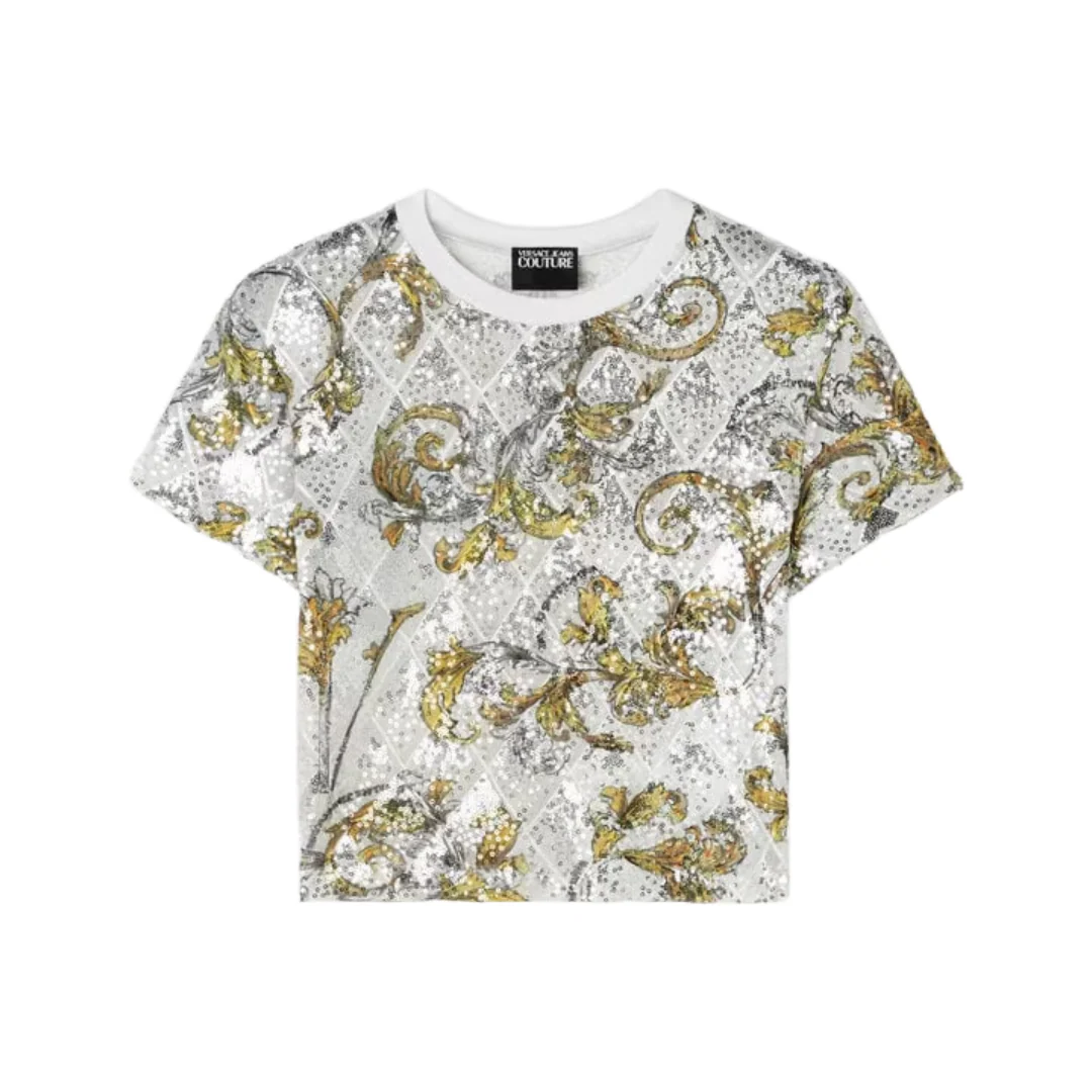 EMBELLISHED OUTLINE BAROCCO T-SHIRT