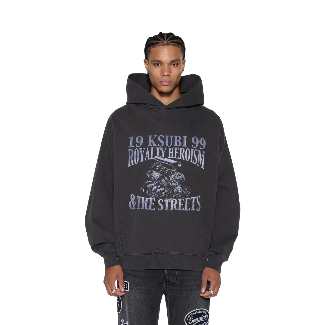 ENGINE EKCESS HOODIE FADED BLACK - Image 2