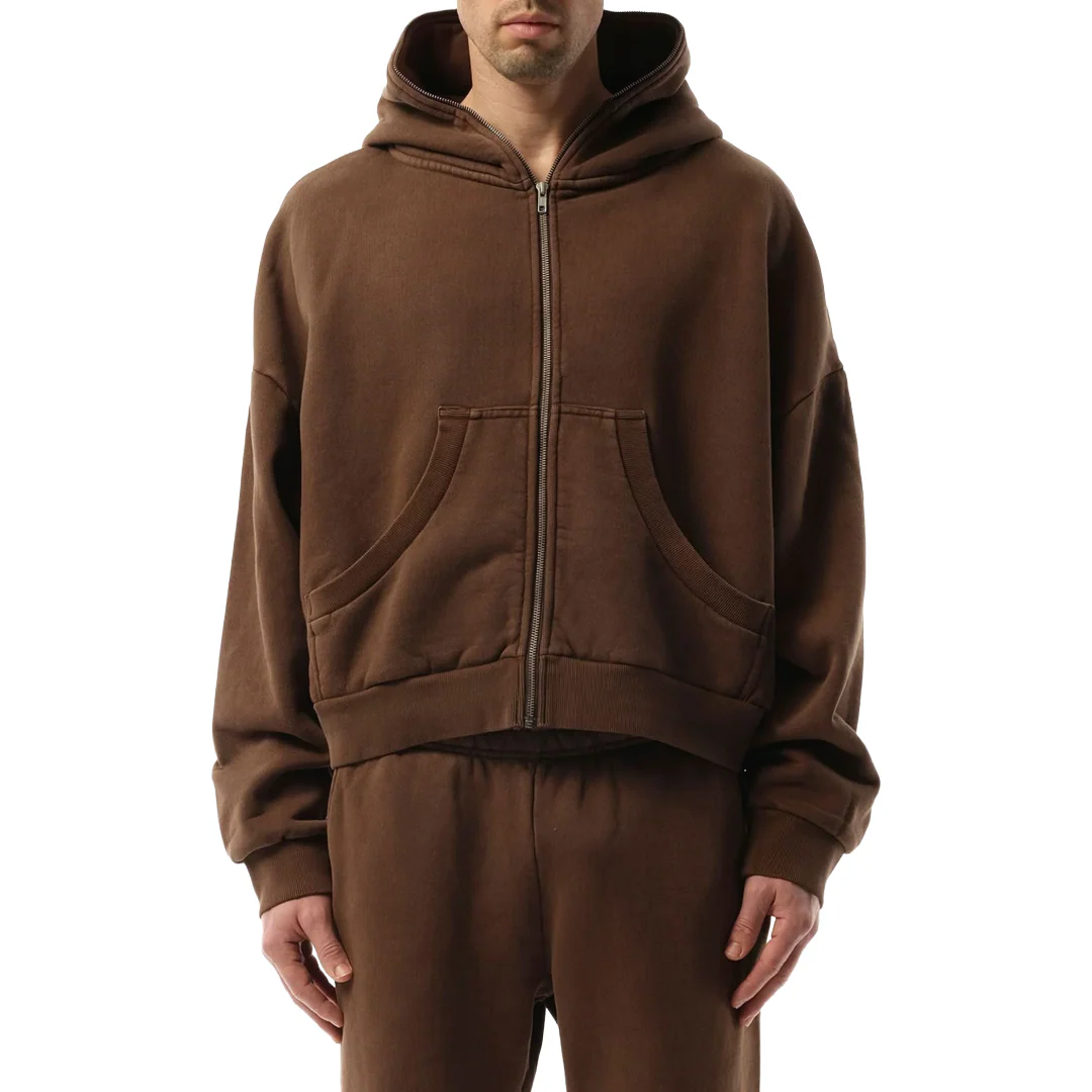 ETERNAL ZIP HOODIE BRUNETTE - Image 2