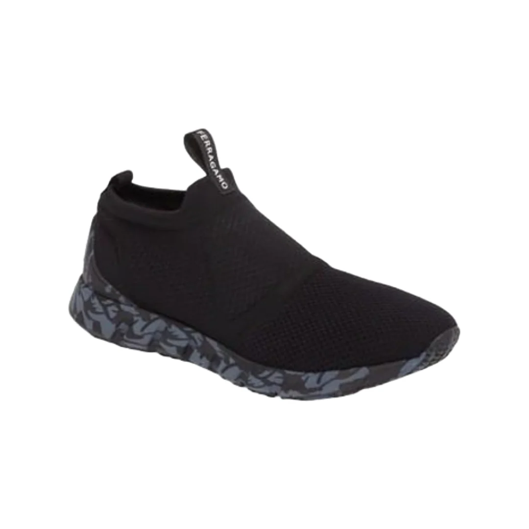 FERRAGAMO CARY SLIP-ON NERO