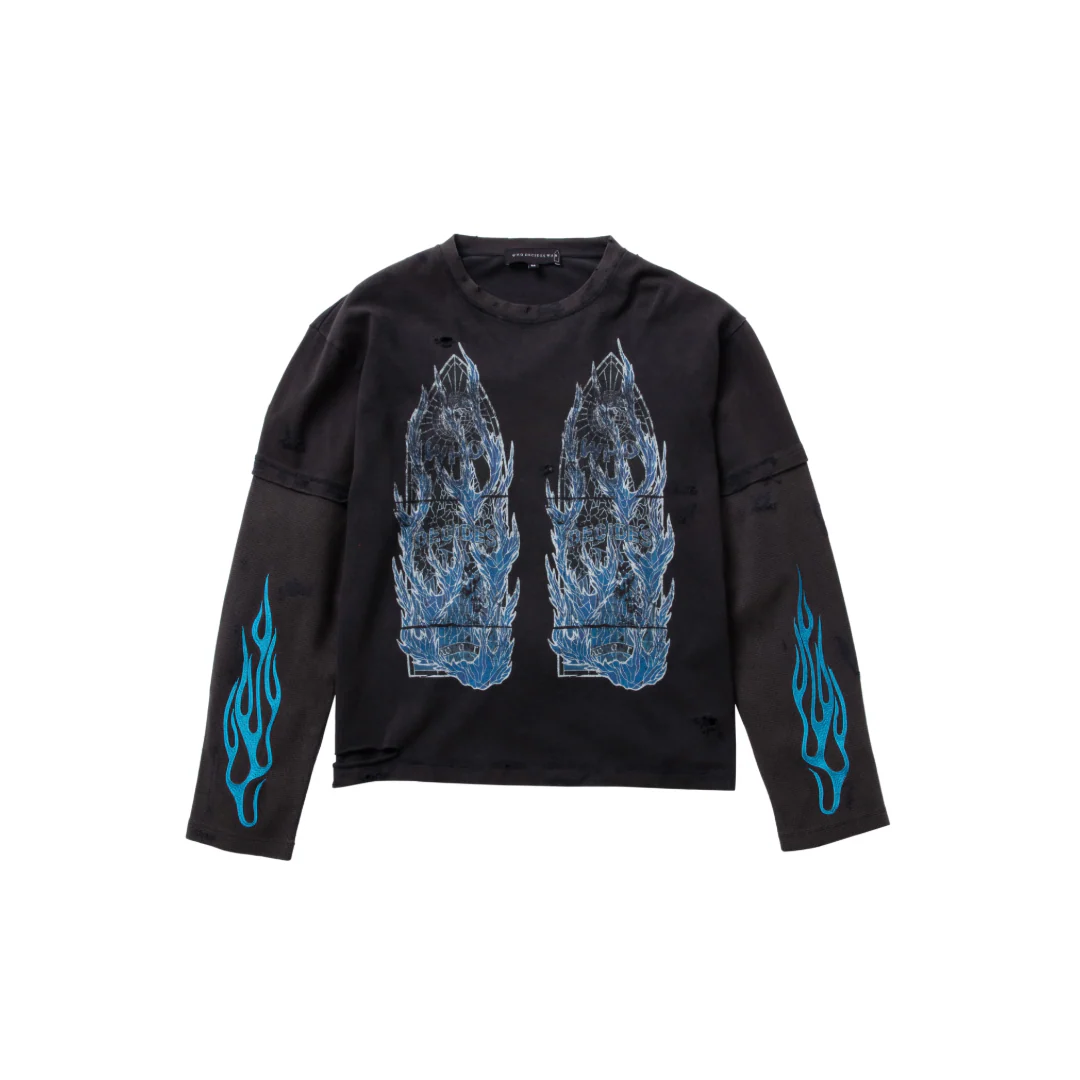 FLAME GLASS DOUBLE JERSEY