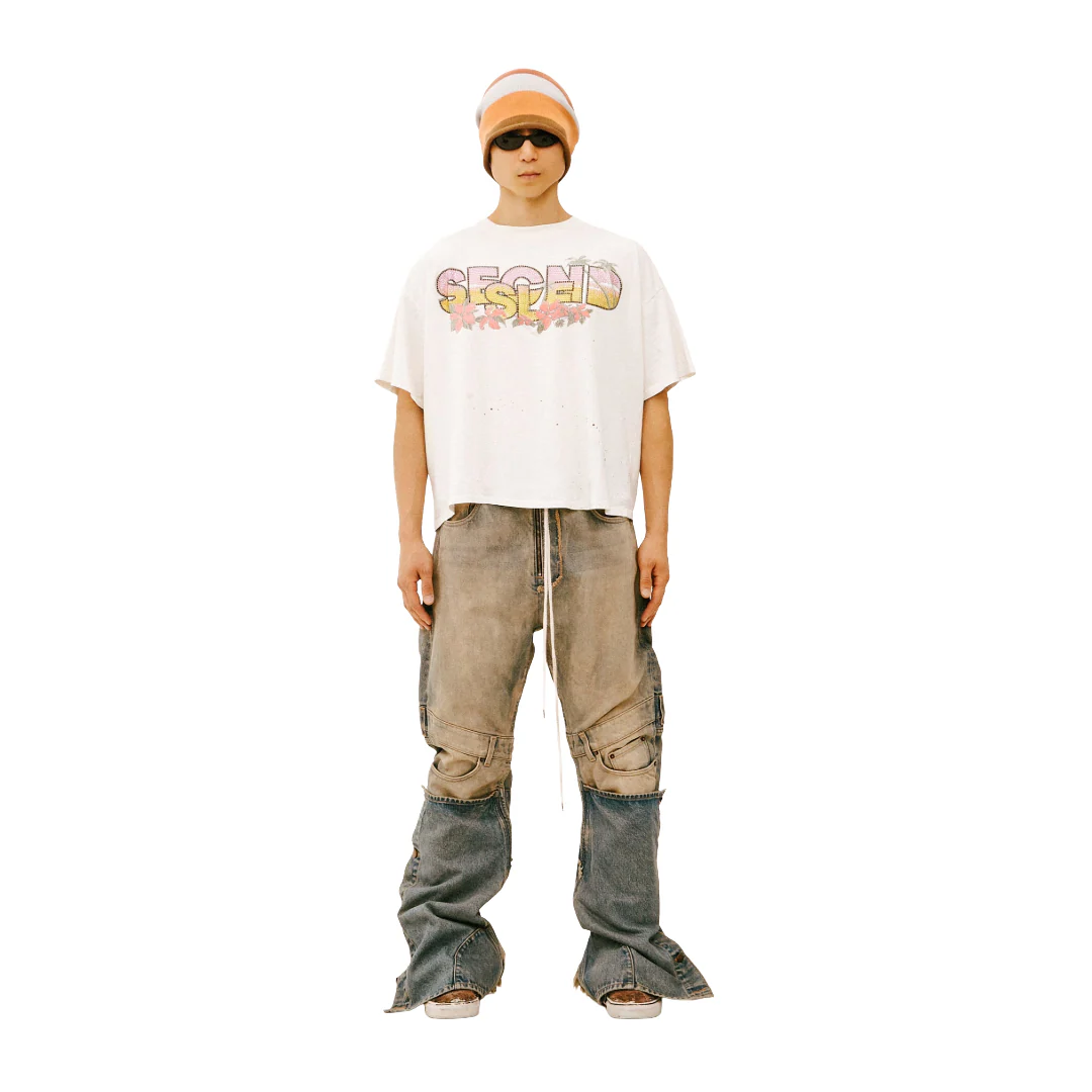 FLOODED TURKS TORQUE TEE WHITE - Image 2
