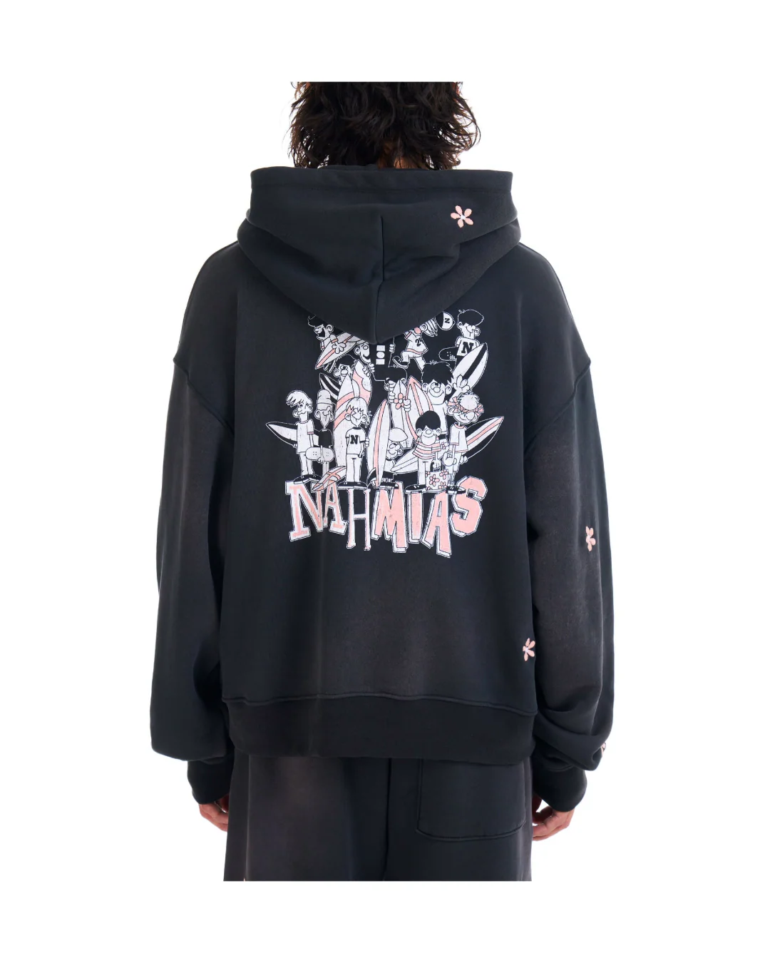 FLOWER GROMS ZIP UP HOODIE - Image 4