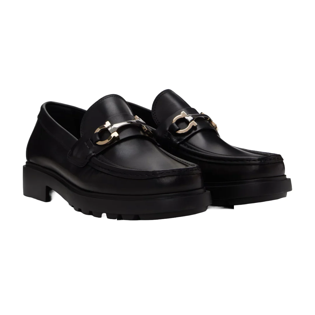 GANCINI ORNAMENT LOAFERS BLACK - Image 2