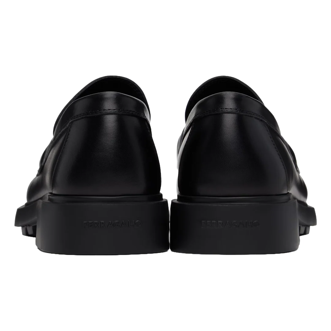 GANCINI ORNAMENT LOAFERS BLACK - Image 3