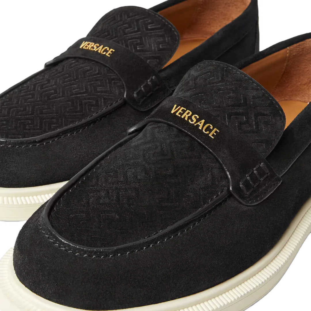 GIULIANO SUEDE LOAFERS BLACK - Image 3