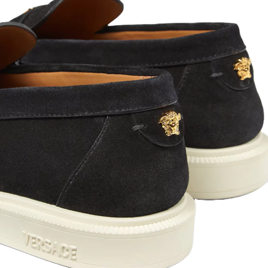 GIULIANO SUEDE LOAFERS BLACK - Image 4
