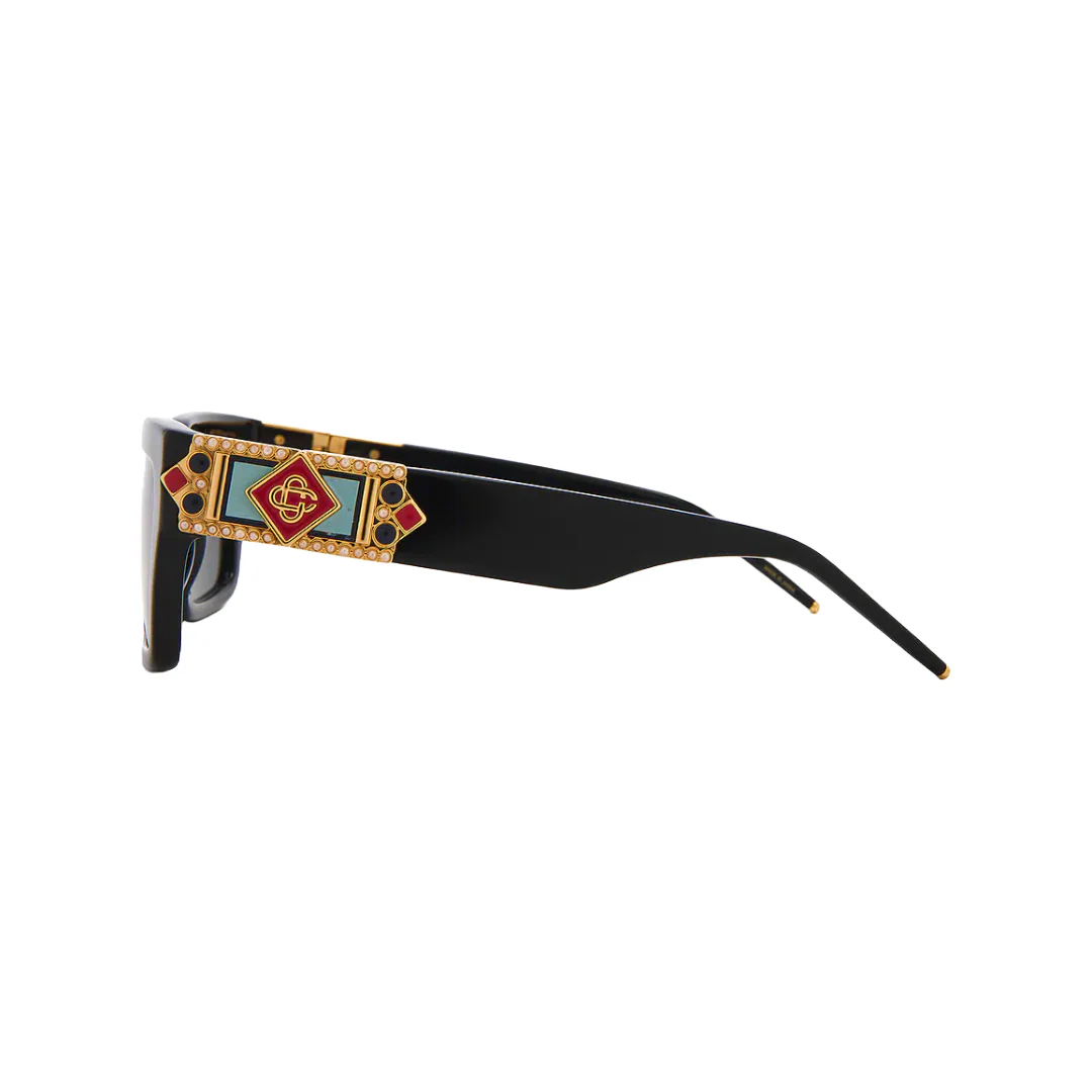 GOLD PLATED MONOGRAM PLAQUE SUNGLASSES - Image 3