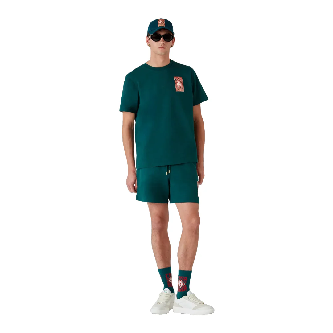 GOTHIC LOGO SWEATSHORTS GREEN - Image 2